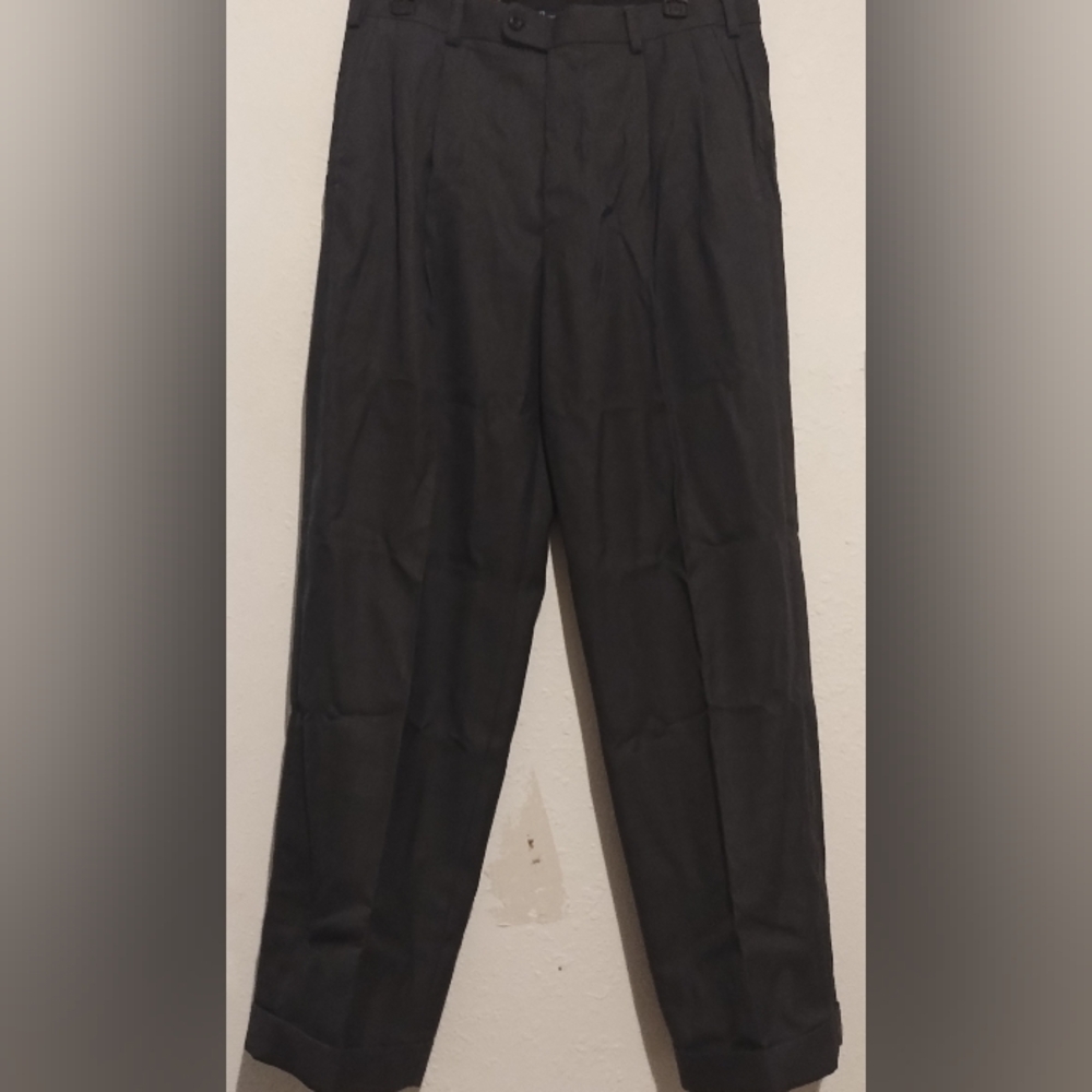 Alan Flusser grey dress pants